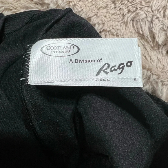 Rago Cortland Intimates Comfort Control Super Stretch Pantsliner BLACK LG NWOT - Picture 7 of 10